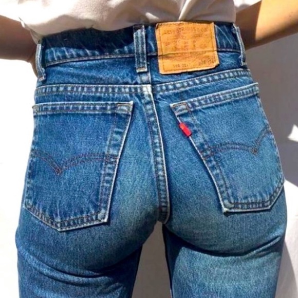 LEVIS Vintage 501 Distressed Classic Wash Straight Leg Jeans - Picture 6 of 16